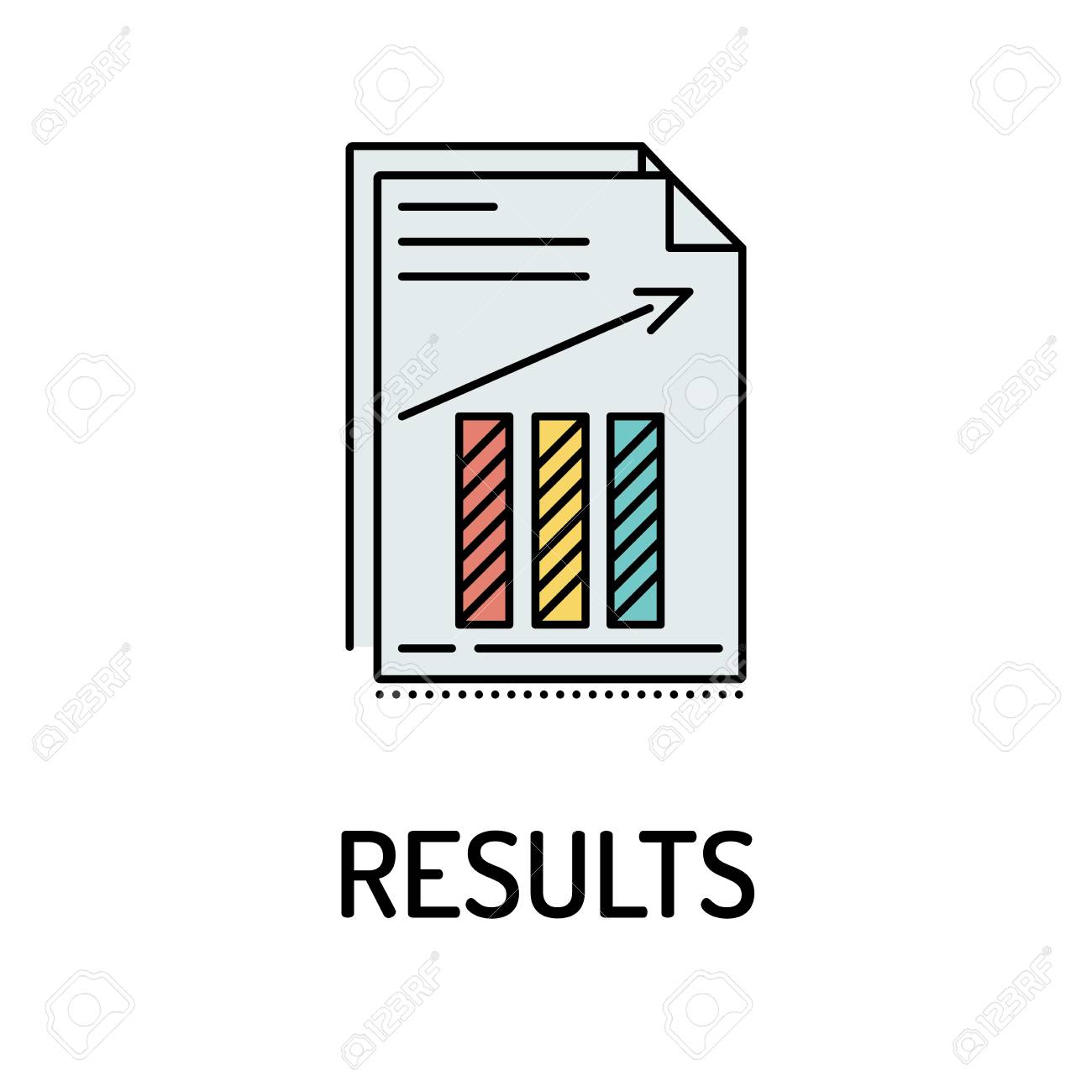 RESULTS Line Icon